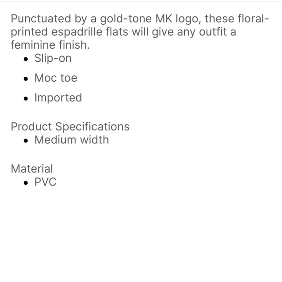 Michael kors Lillie espadrilles flat size 9 brown - Picture 9 of 10